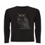 Camiseta unisex búho color Negro, , large indicador imagen numero 1