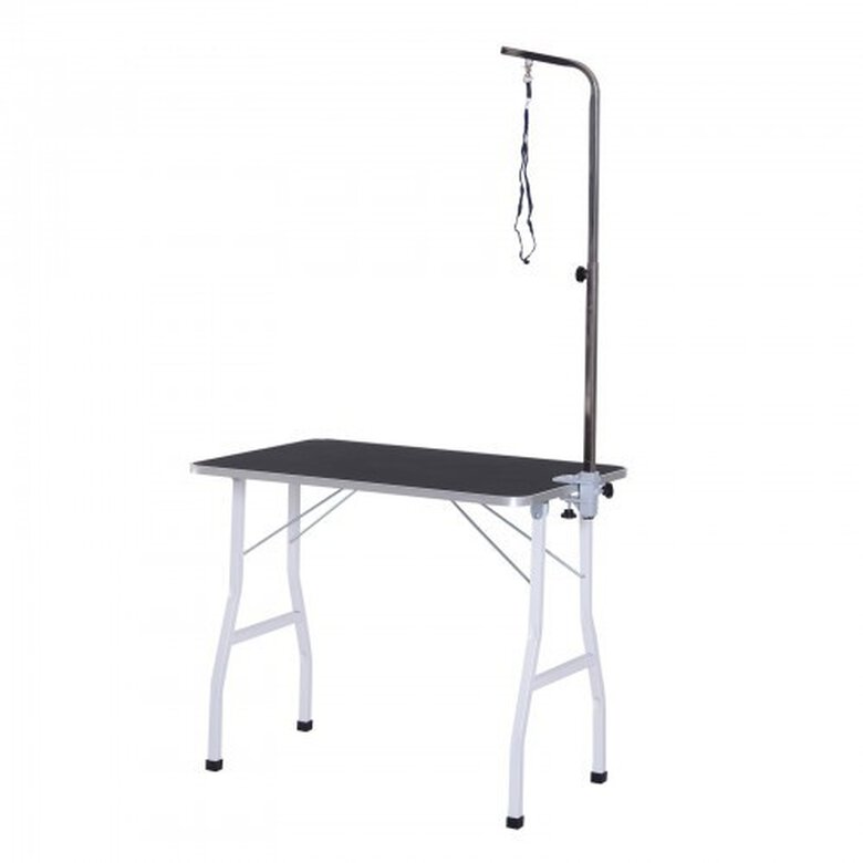 Mesa plegable PawHut de peluquería pro color  Blanco/Negro, , large image number null