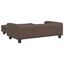 vidaXL Cama de perros con extensión cuero sintético marrón 100x50x30cm, , large indicador imagen numero 4