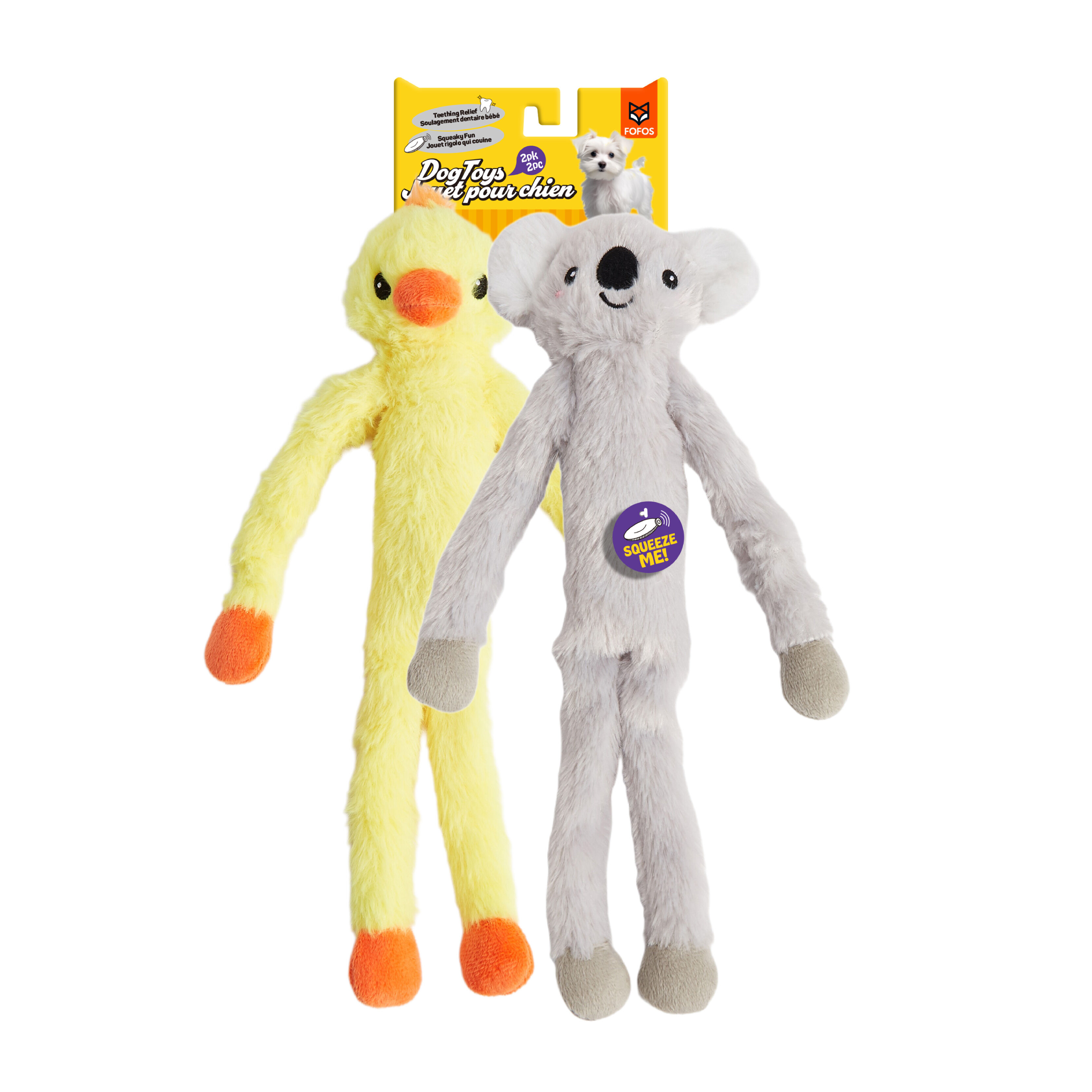 Juguetes para Perro con Sonido &ndash; Pack 2 (Pato + Koala), , large Imagen numero 1