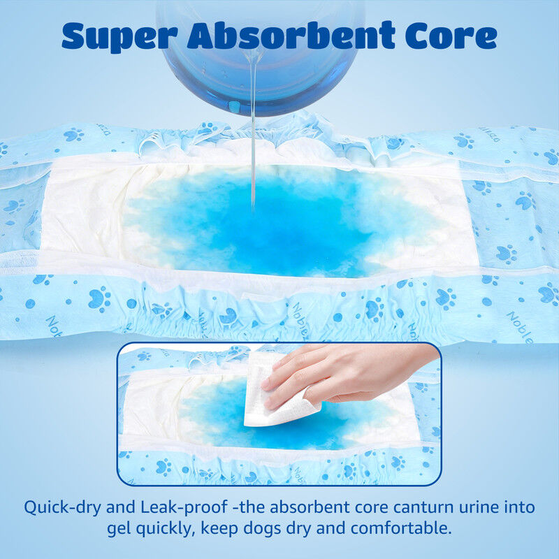 Nobleza 20 Unidades Pa&ntilde;ales Perro Macho Desechables, , large Imagen numero 3