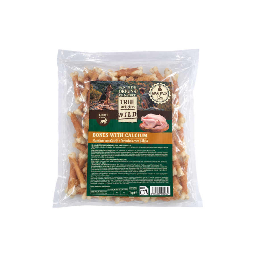 1.5 kg  True Origins Wild Huesitos con Calcio Snack para perros, , large Imagen numero 1