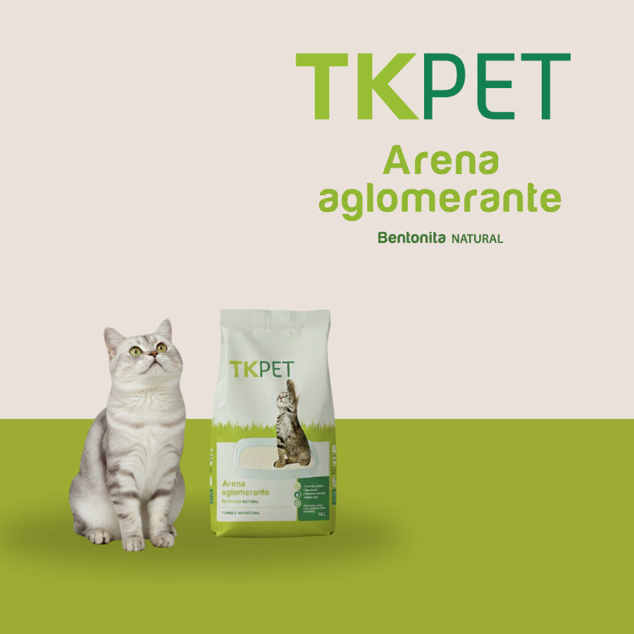 10 L TK-Pet Arena Aglomerante de Bentonita y Natural para Gatos, , large Imagen numero 5