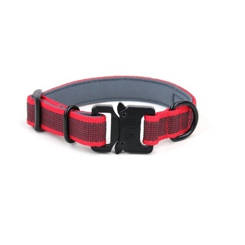 APEX DOG GEAR collar ajustable con cierre metálico rojo para perros, , large image number null