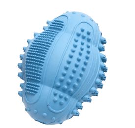 Flamingo Juguete Dental Ruffus Futbol Americano Azul para perro