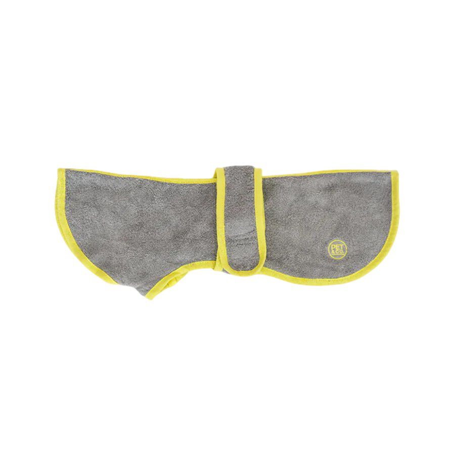 Pet and Co Set Wrappy Set Bata De Ba&ntilde;o & Guante Spa Set Bata De Ba&ntilde;o Gris - Perros, , large Imagen numero 1