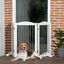 PawHut Barrera de Seguridad para Perros para Escaleras y Puertas 154x30x80 cm Valla para Perros Plegable con Soporte de Pie para Uso Interiores Blanco, , large indicador imagen numero 2