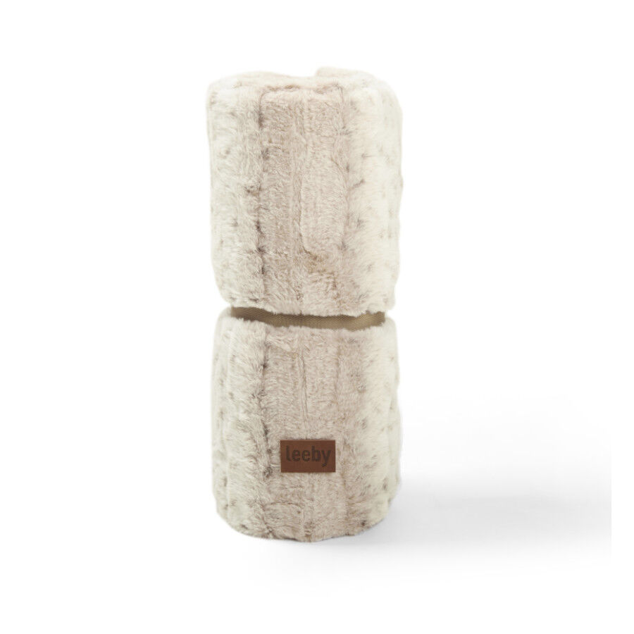 Leeby manta suave leopardo print para perros, , large Imagen numero 2