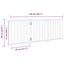 vidaXL Puerta para Perros Plegable Paneles Puerta Mascotas Madera de Álamo, , large indicador imagen numero 4