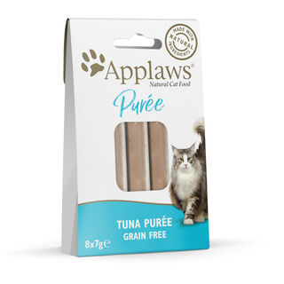 Applaws Atún en Puré Snack para gatos - Pack 8