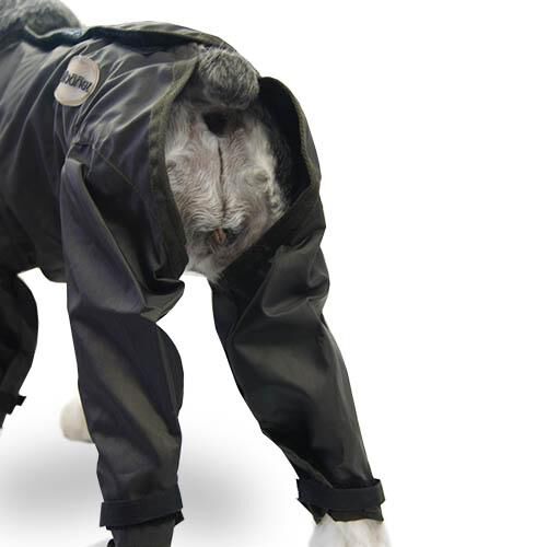 Ibañez Breathe Comfort Chubasquero con patas azul marino para perros thumbnail