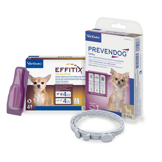 Virbac Pack Prevendog Collar Antiparasitario + Effitix Pipetas para perros