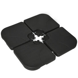 Outsunny Base De Sombrilla Negro 