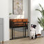 PawHut Barrera para Perros Puerta para Perros con Ancho Ajustable 76-104 cm Barrera de Seguridad para Perros con 2 Extensiones y Doble Bloqueo para Escaleras y Puertas Negro, , large indicador imagen numero 2