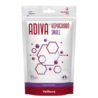 VetNova ADIVA Hepaguard Large Suplemento que apoya la función hepática para perros