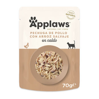 Applaws Pollo y Arroz sobre para gatos