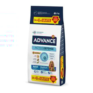 Advance Active Defense Medium Adult Pollo y Arroz pienso para perros