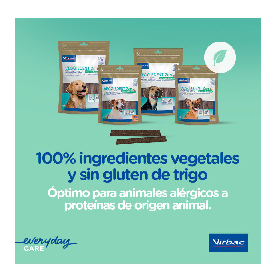 15 barritas Virbac L&aacute;minas Veggiedent Zen S para perros, , large Imagen numero 12