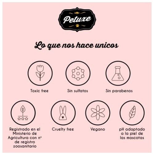 Petuxe champ&uacute; vegano zero para pieles sensibles para mascotas, , large Imagen numero 4