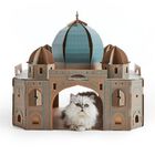 Casita Landmarks Taj Mahal Poopy Cat color Marrón y Azul, , large image number null