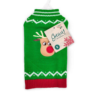 Guau Christmas Jersey de Reno Verde para perros