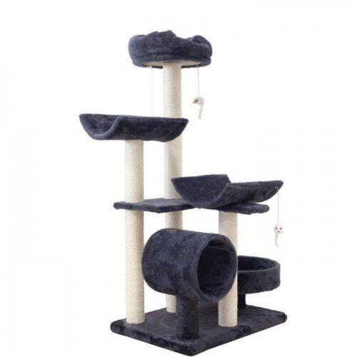 Cstore garfield &aacute;rbol con 5 postes de sisal negro para gatos, , large Imagen numero 2