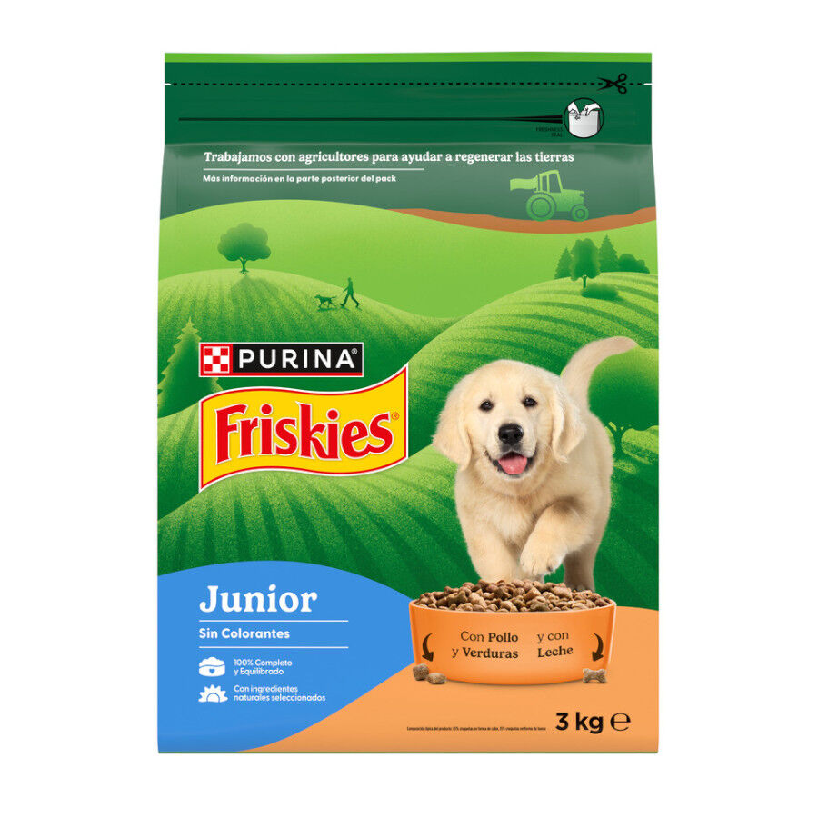 3 kg Friskies Junior Pollo y Verduras pienso para perros, , large Imagen numero 1
