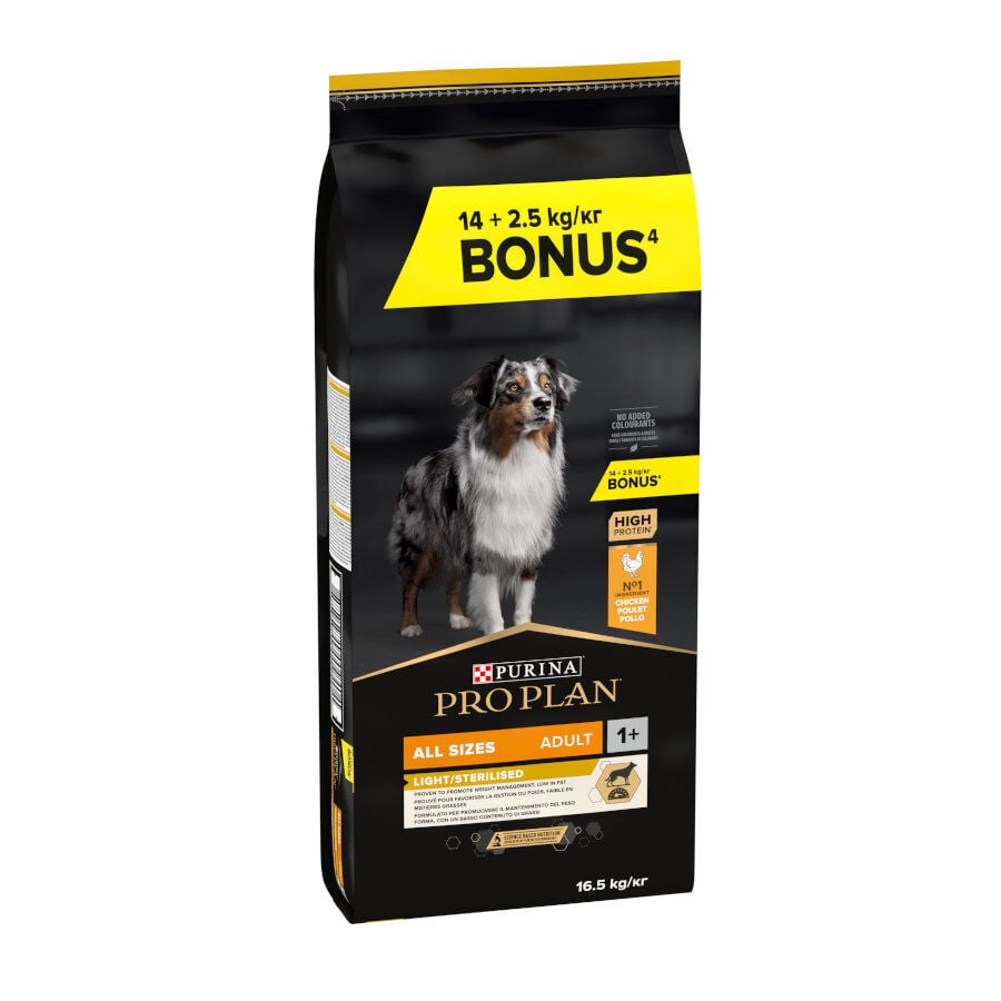 Pro Plan Adult Light/Sterilised Pollo pienso para perros