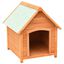 Caseta de madera para perros color Madera, , large indicador imagen numero 2