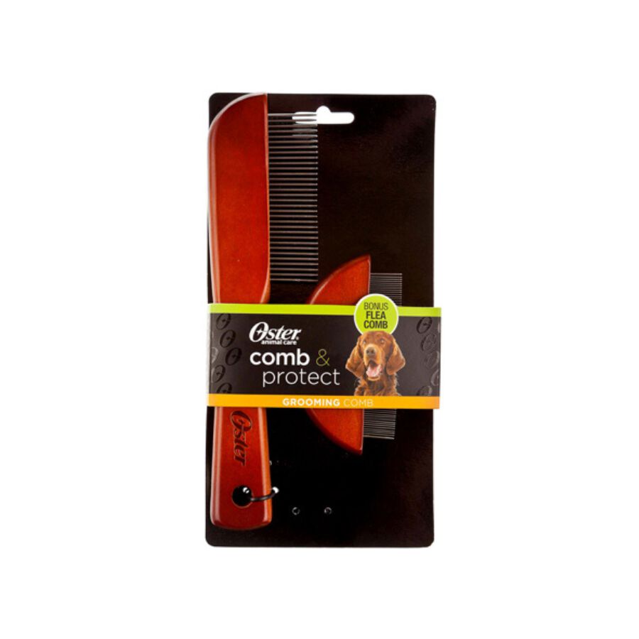 OSTER - Peine madera desenredar con peine antipulgas gratis, , large Imagen numero 1