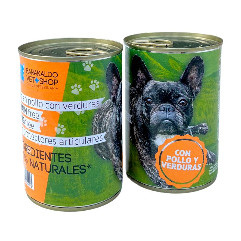 Comida H&uacute;meda para Perros Grain Free Pollo y Verduras BVS | Comida H&uacute;meda Pat&eacute; Grain Free Pollo y Verduras BVS para perros de todas las razas., , large Imagen numero 1