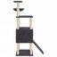 vidaXL Rascador para gatos con postes de sisal gris oscuro 153 cm, , large indicador imagen numero 4