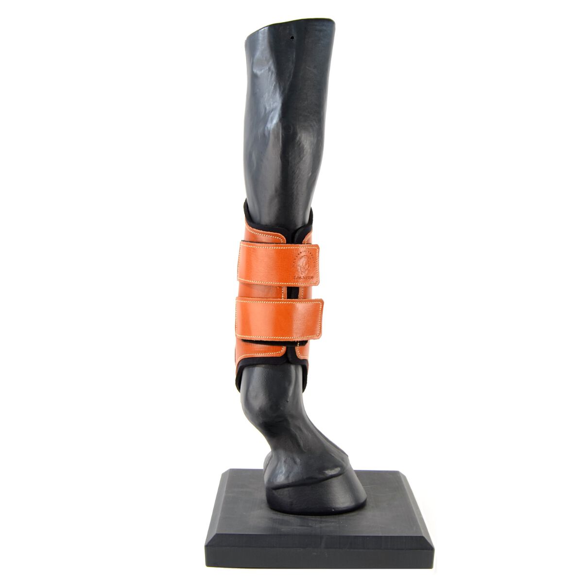 Guarnicioneria Los Nietos Protector Cuero Y Neopreno Color Avellana Equipamiento Para El Caballo thumbnail