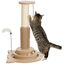 PawHut Rascador para Gatos Roble y Crema, , large indicador imagen numero 1