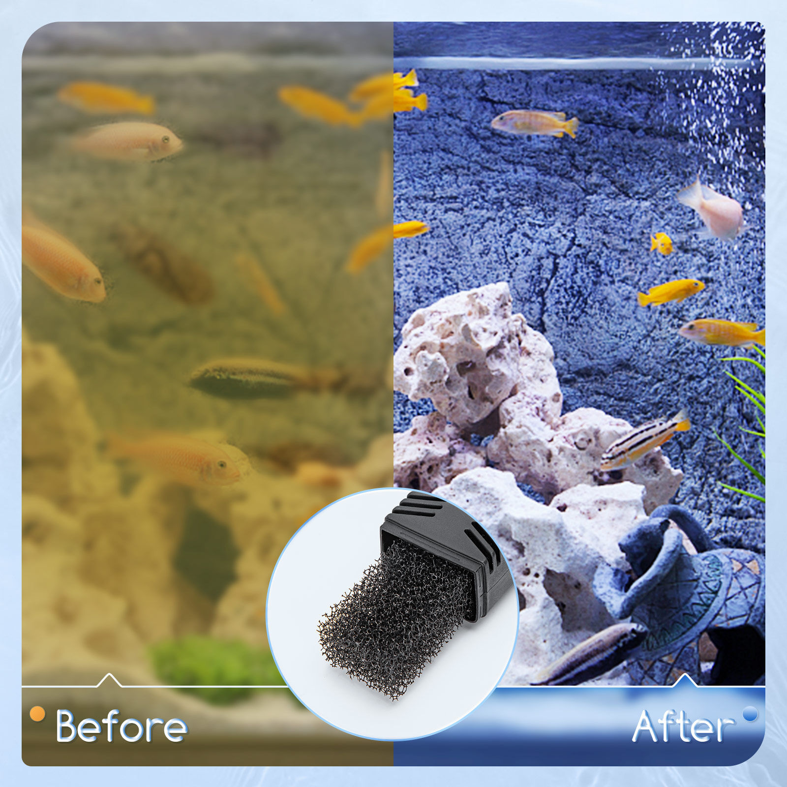 Nobleza Filtro Para Acuario Con Carbón Activado para acuario thumbnail