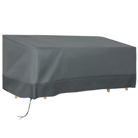 Outsunny Funda Gris para Muebles de Jardín para Exterior