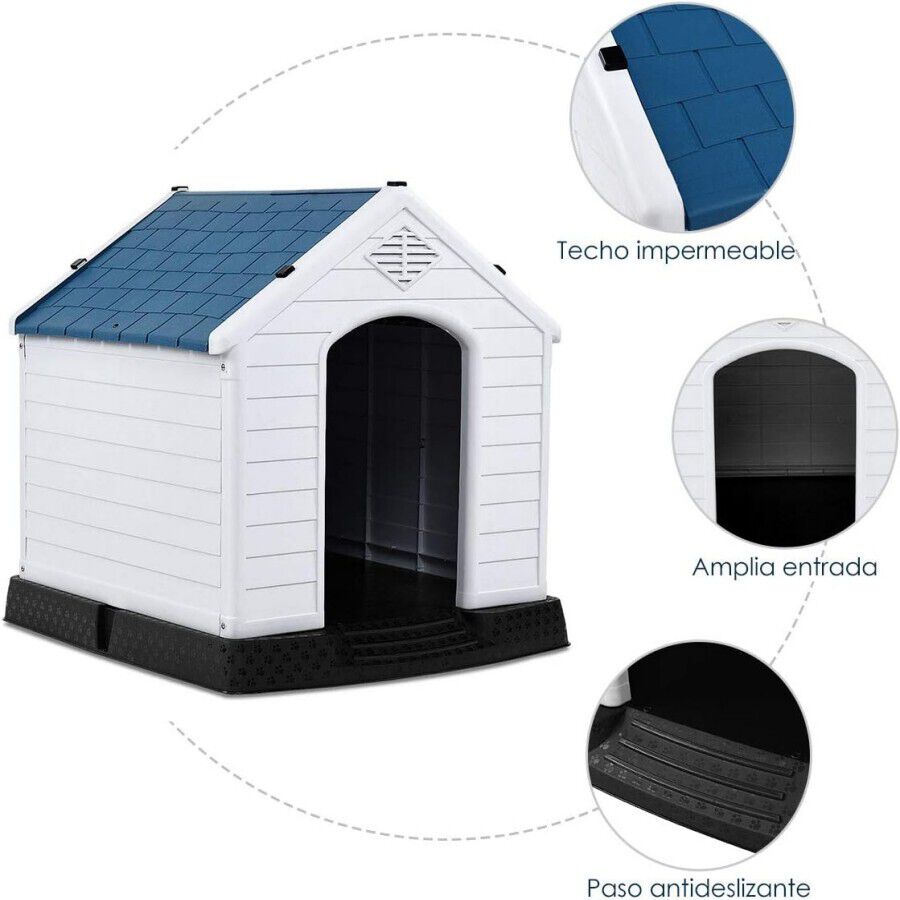 Costway Casa Plástico para Perros thumbnail