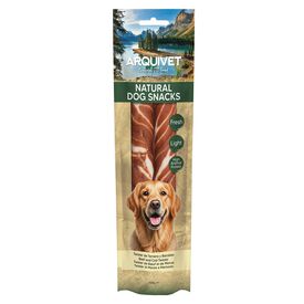 Snacks para perro - Twister de ternera y bacalao 24cm - 150gr, Natural Dog Snacks - Arquivet