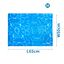 Nobleza - Alfombrilla refrescante para mascotas grandes. Auto refrigerante No tóxico. Ideal para para perros, gatos en verano. 90 * 50 cm, color azul, L, , large indicador imagen numero 3