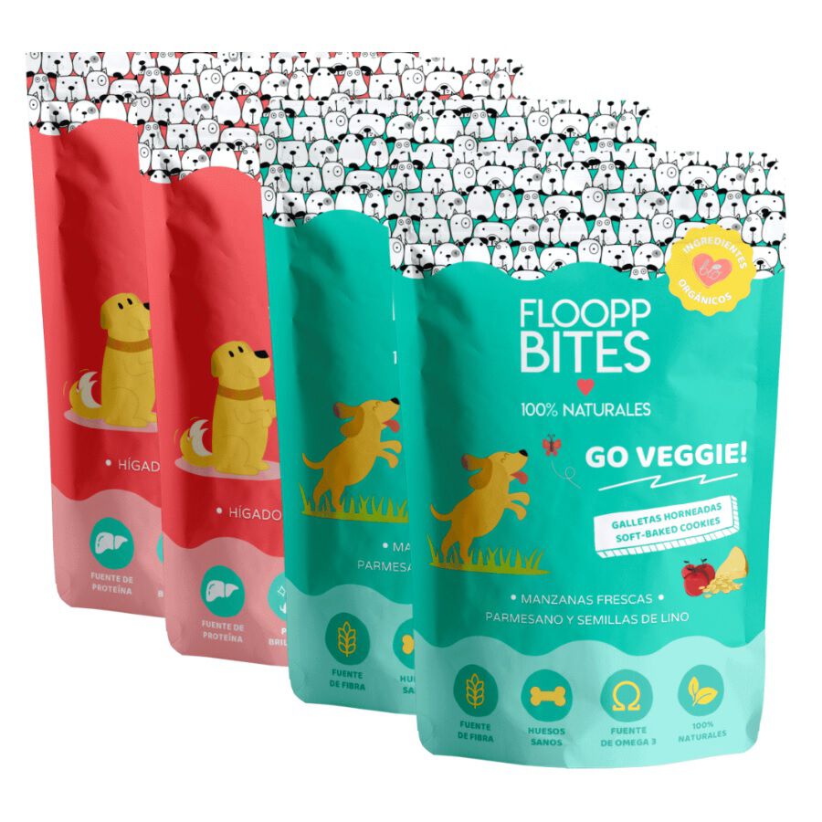 Galletas 100% naturales Go veggie! sabor Variado