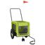 vidaXL Remolque bicicleta para perros hierro tela Oxford verde negro, , large indicador imagen numero 14