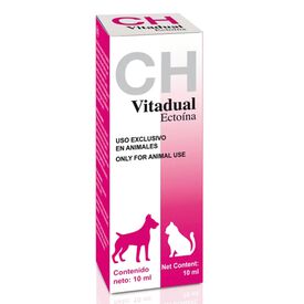 Chemical Ib&eacute;rica Vitadual Ecto&iacute;na Suplemento Oft&aacute;lmico para perros y gatos
