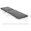 Outsunny Cojines para Tumbona Gris, , large indicador imagen numero 3
