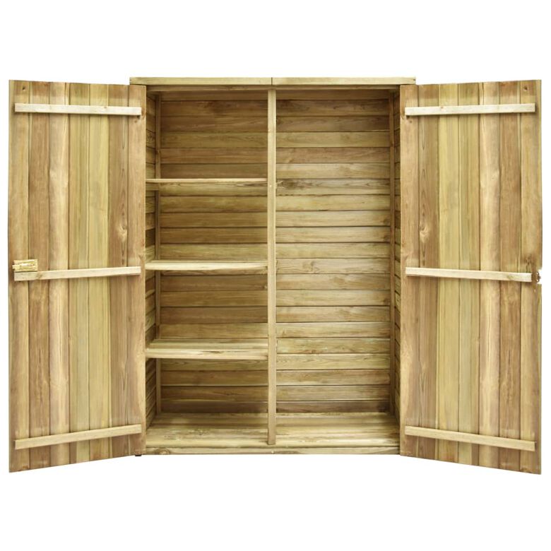 VidaXL Caseta de herramientas de madera para jardín thumbnail