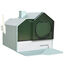 PawHut Arenero Cubierto para Gatos Caja de Arena Cerrada para Gatos con Bandeja Extraíble Pala Pedal Exterior y Filtro Desodorizante 47x45x42 cm Azul, , large indicador imagen numero 3