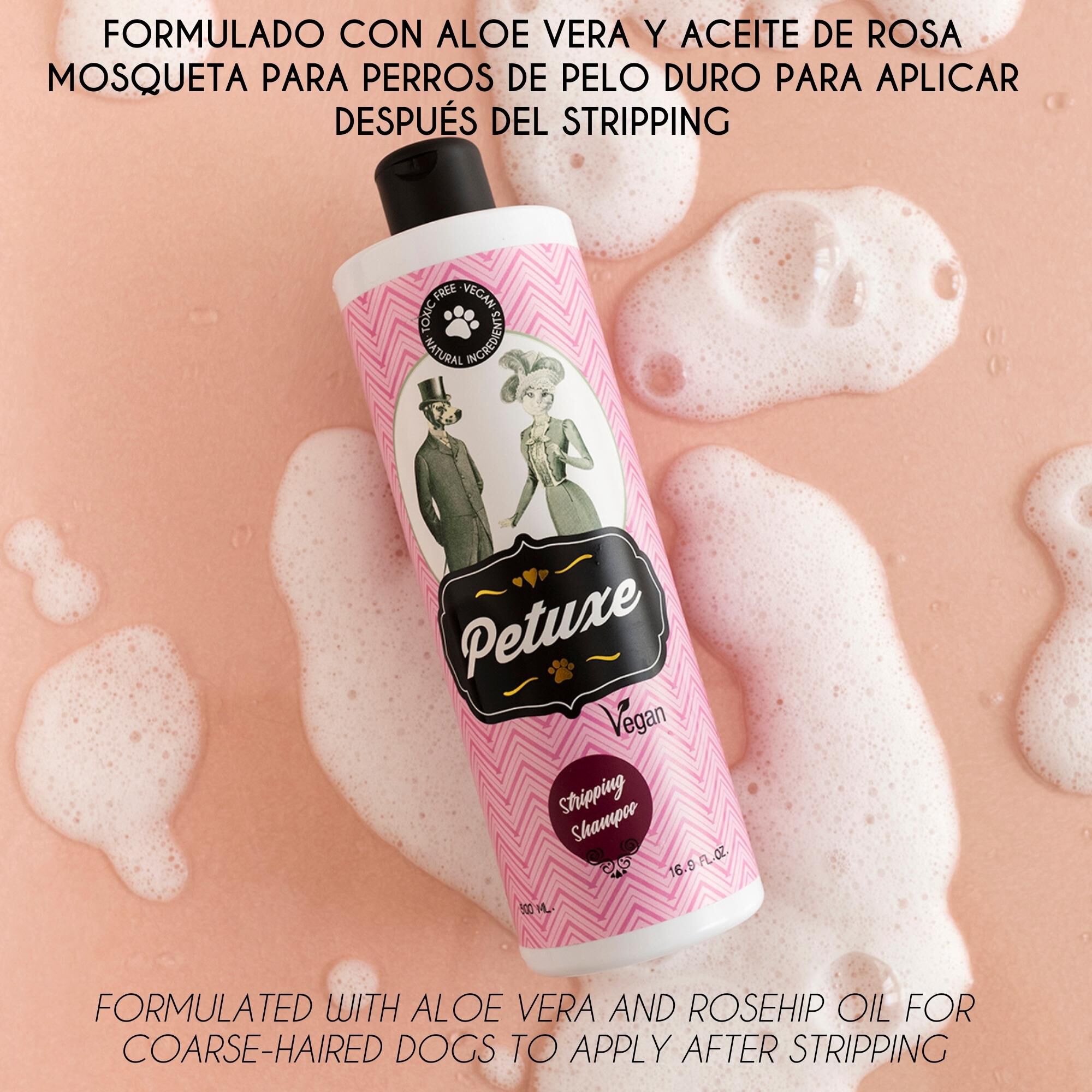 Petuxe Champ&uacute; para Mascotas Stripping. Especial Perros de Pelo Duro, , large Imagen numero 3