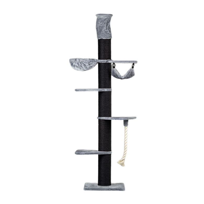 Rascador Maine Coon Tower Crown para gatos color Gris oscuro y gris claro, , large image number null