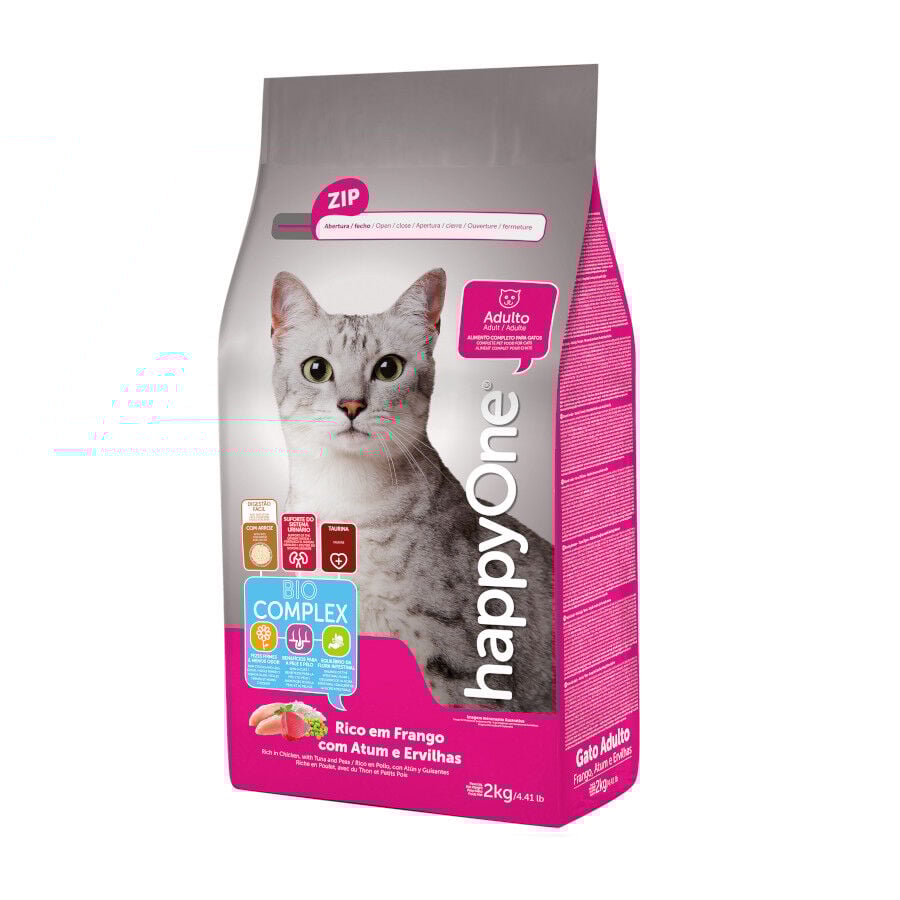 happyOne Adult Atún y Pollo pienso para gatos