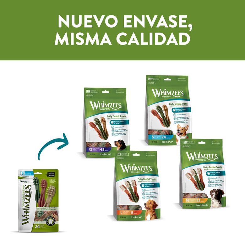 Whimzees Snacks Dentales para perros de razas grandes thumbnail