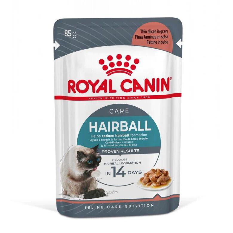 Royal Canin Hairball sobre en salsa para gatos thumbnail